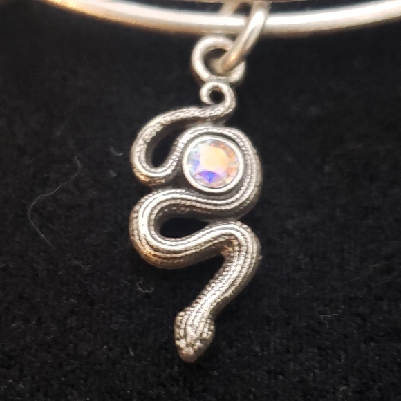 NWT Alex & Ani Rafaelian Silver Snake & Swarovski Crystal 2017 - Picture 12 of 13